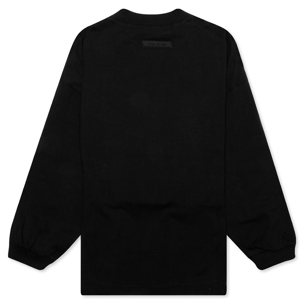Kids L/S Tee - Jet Black