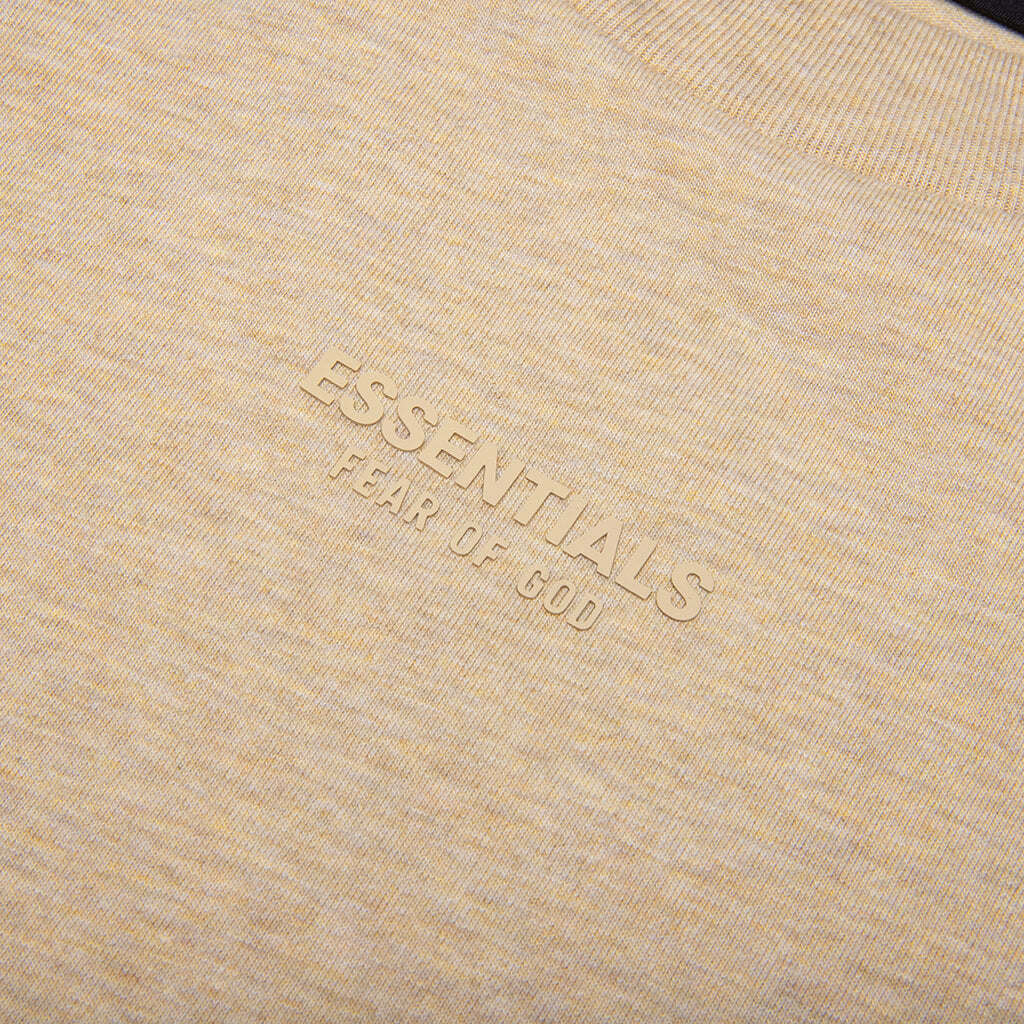 Essentials L/S Tee - Gold Heather