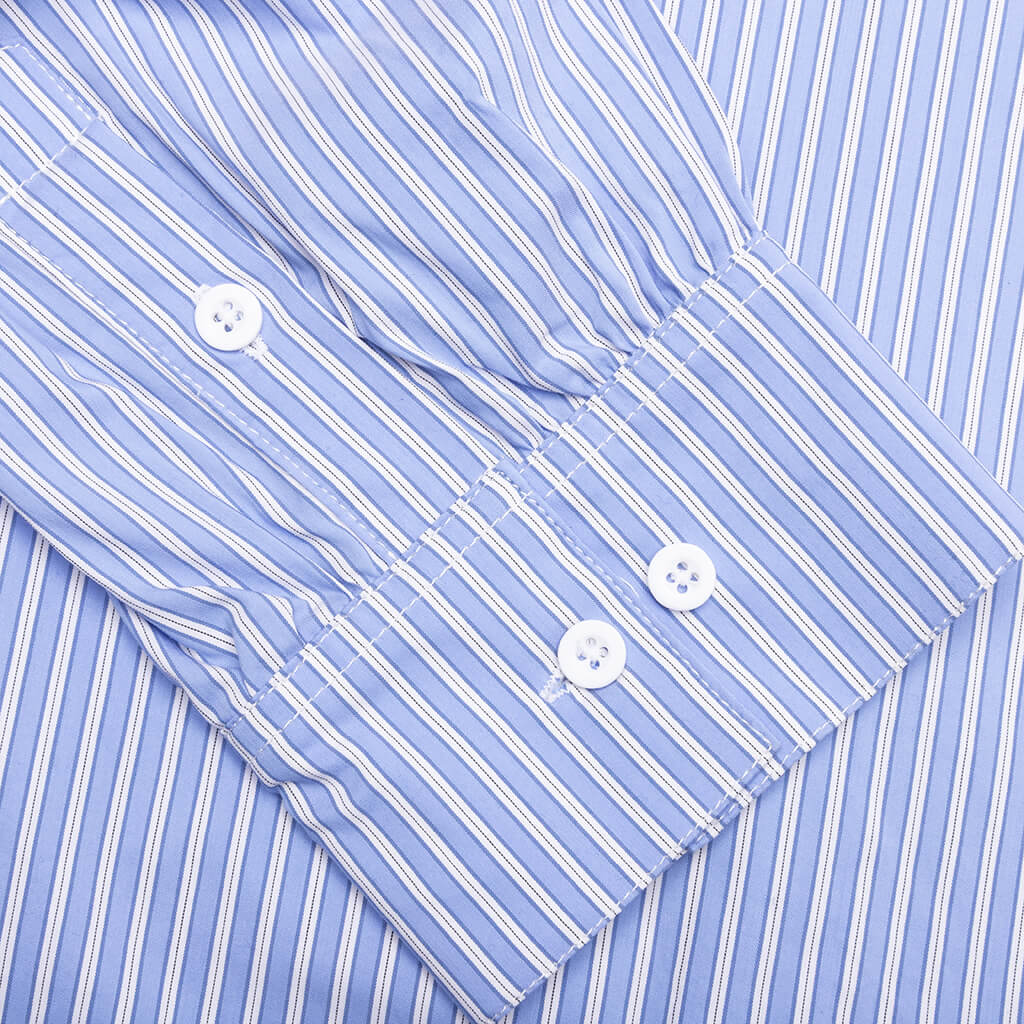 Expect Nothing L/S Shirt - Blue/White