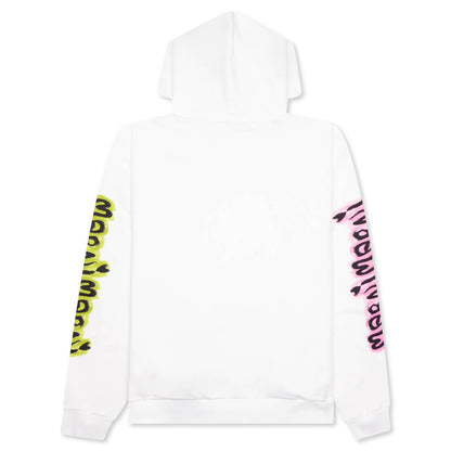 Graffiti Hoodie - Natural White