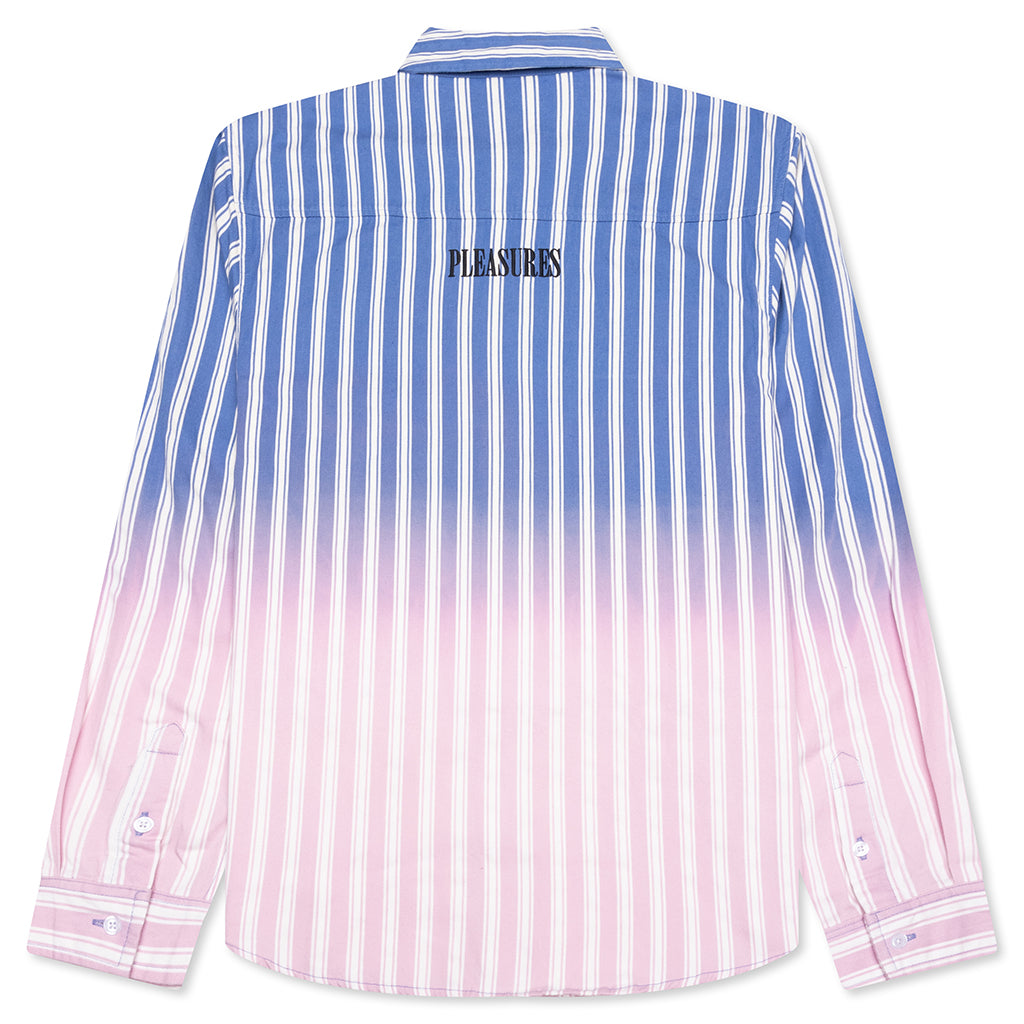 Fade Button Down - Blue