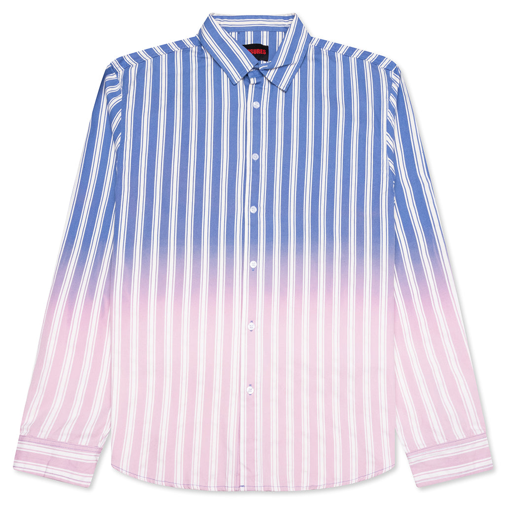 Fade Button Down - Blue