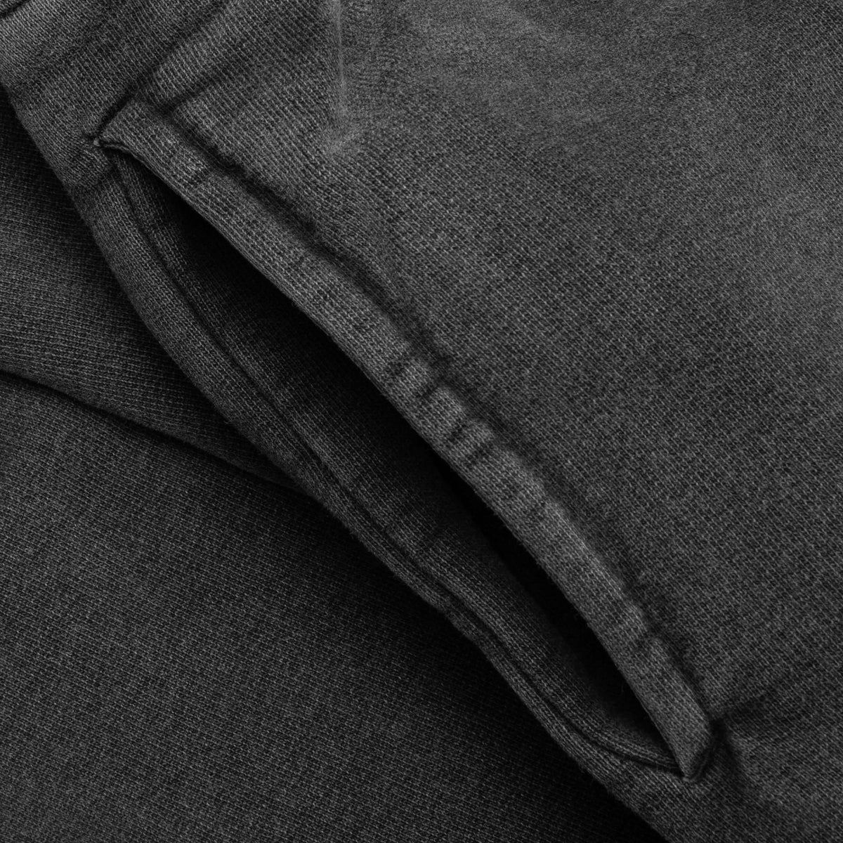 Faded Graphic Fleece Pant - Washed Black