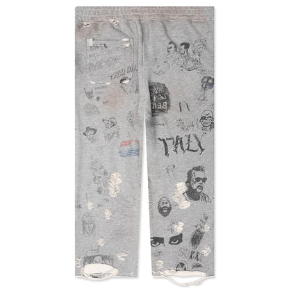 Fashion Sweatpants - Heather Grey