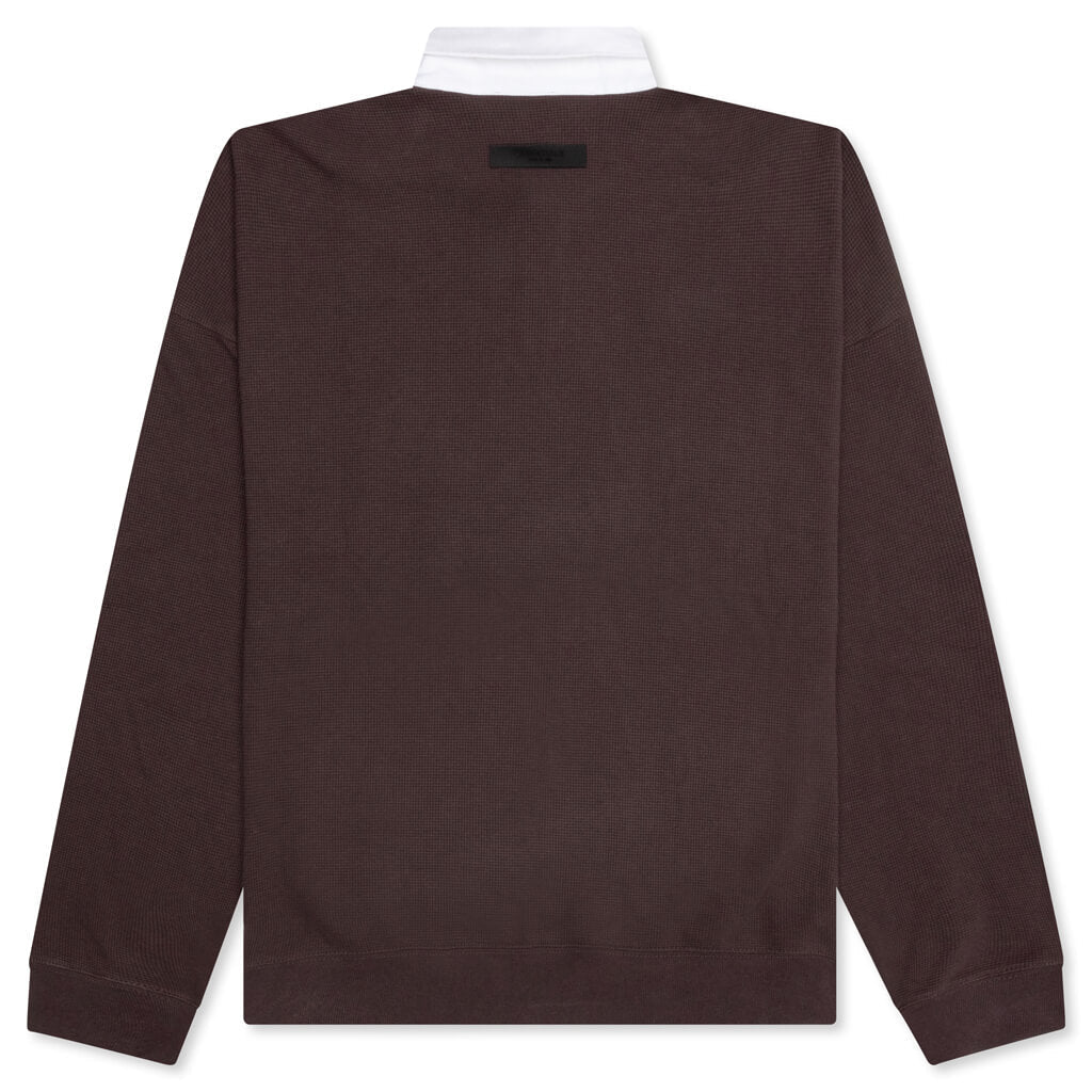 Waffle Henley Rugby - Plum