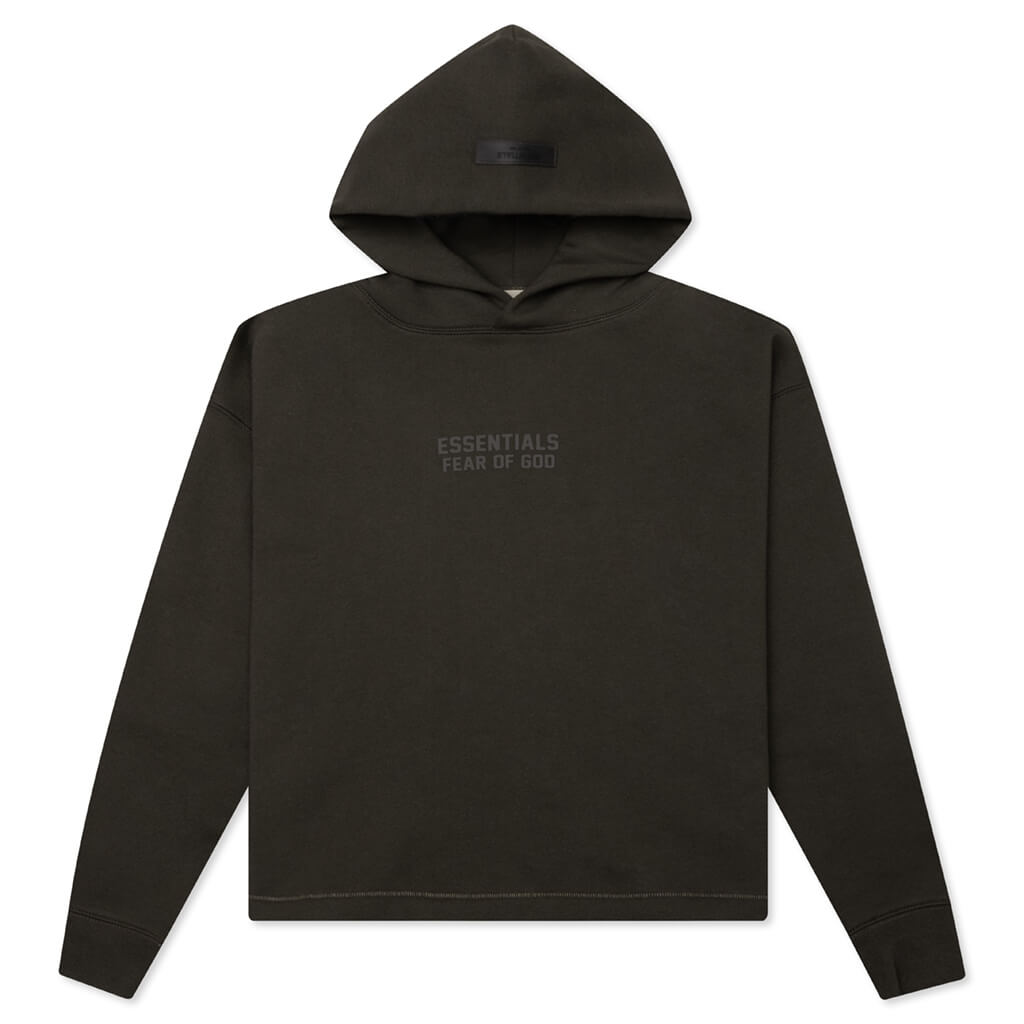 Kid's Relax Hoodie - Off Black