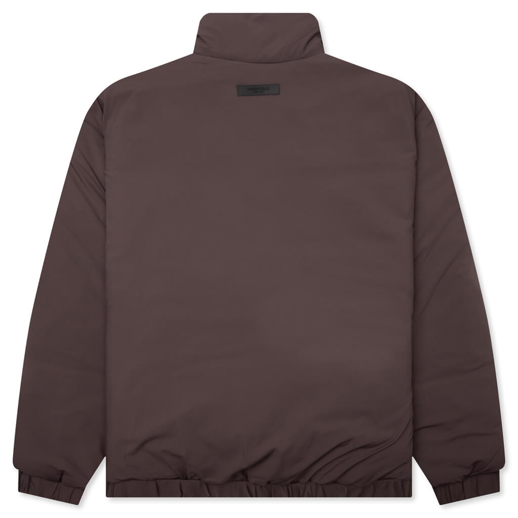 Nylon Puffer Jacket - Plum