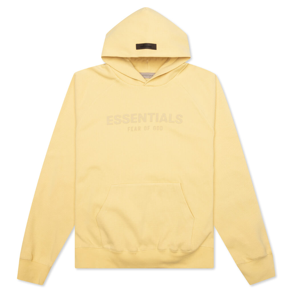 Waffle Raglan Hoodie - Light Tuscan