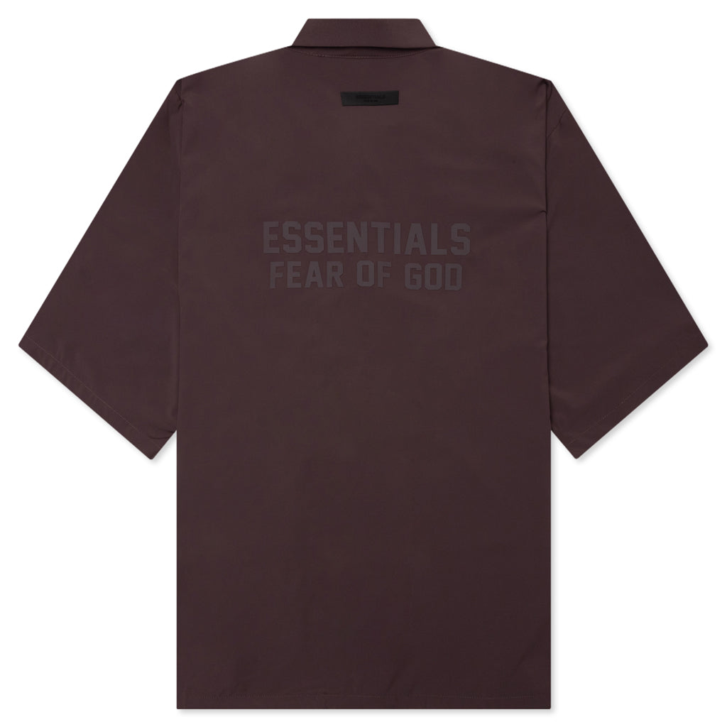 S/S Nylon Shirt - Plum
