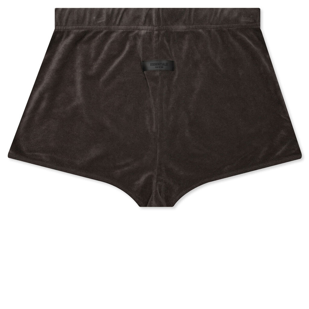 Women's Terry Beach Short - Off Black