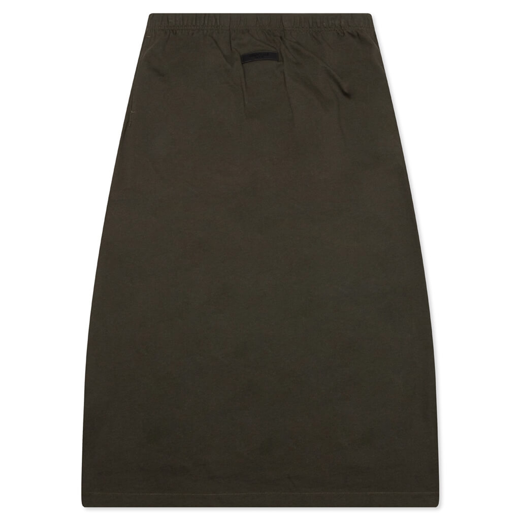 Women's Long Skirt - Off Black