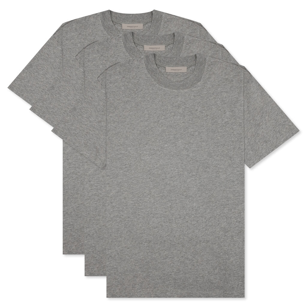Essentials 3 Pack Tee - Dark Oatmeal