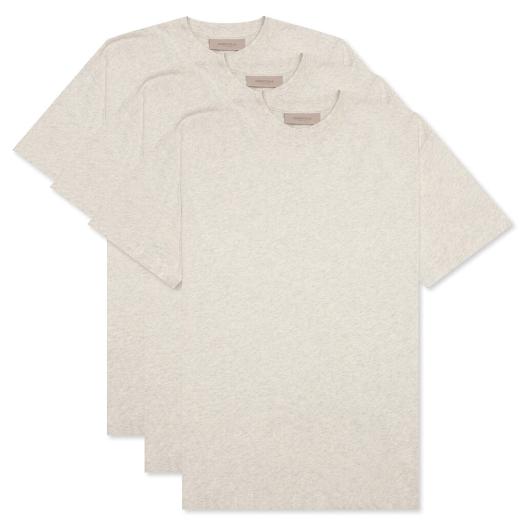 Essentials 3 Pack Tee - Light Oatmeal