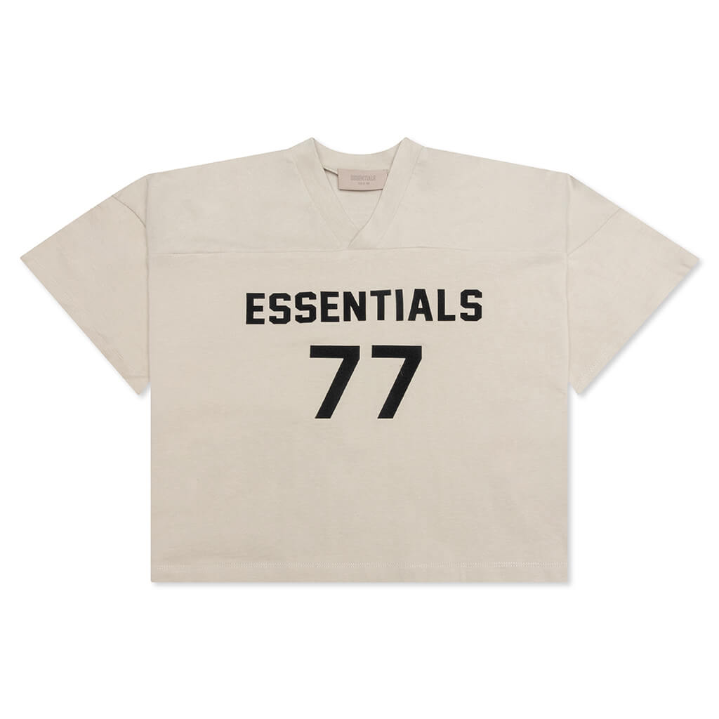 Essentials Kid's Football Tee - Wheat
