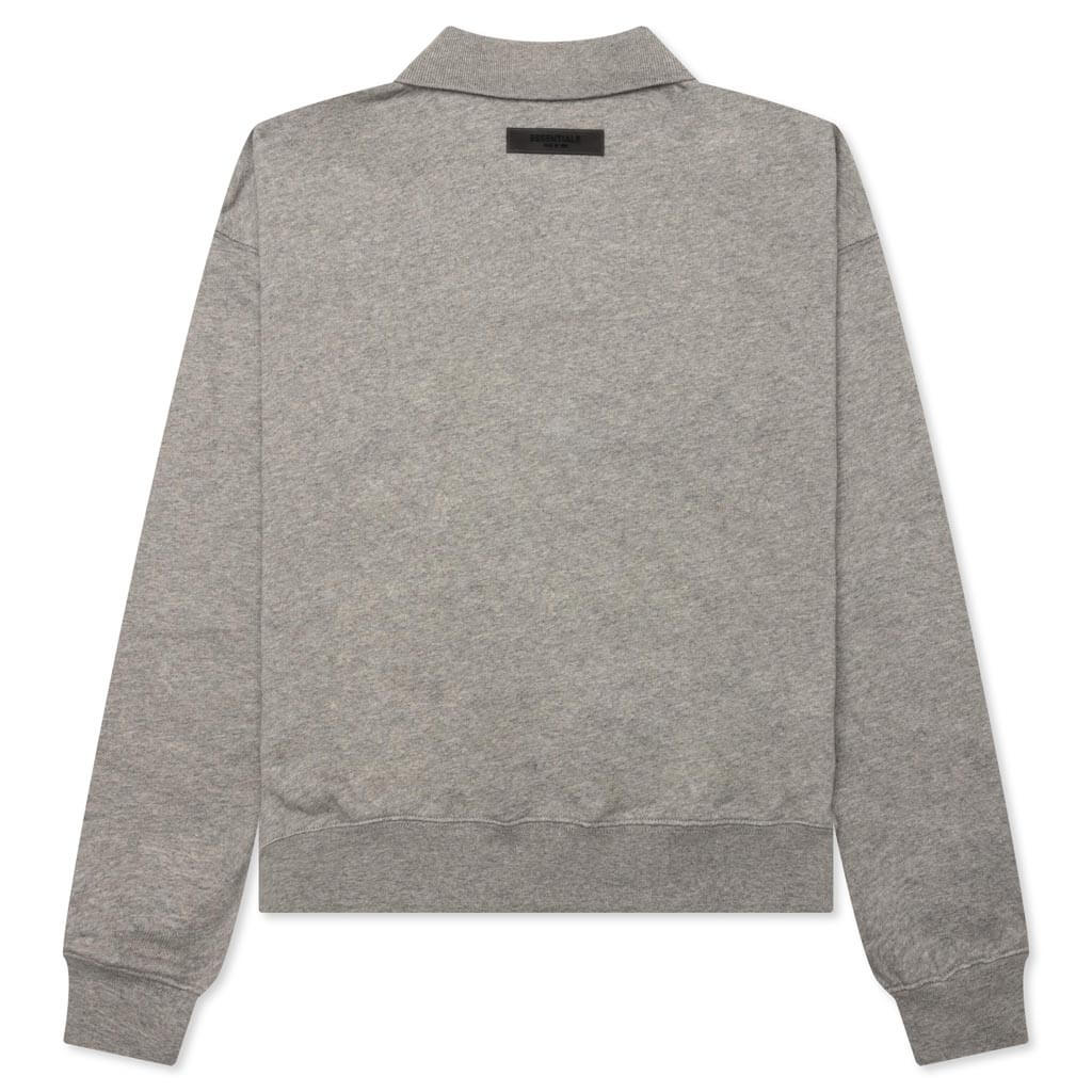 Kid's Core L/S Polo - Dark Oatmeal