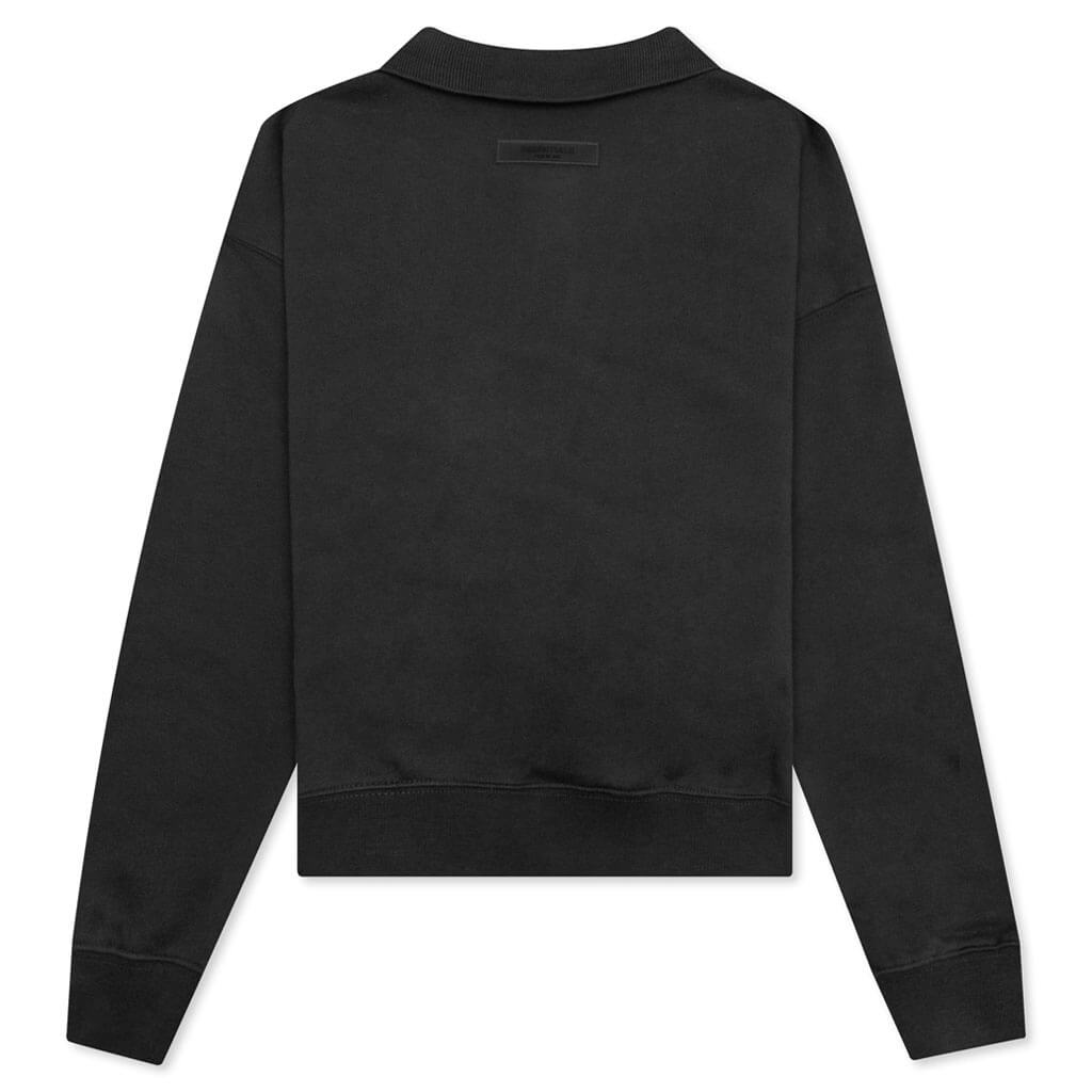 Essentials Kid's L/S Polo - Iron