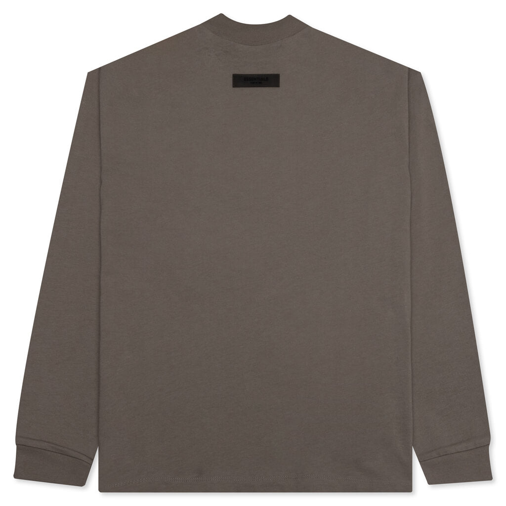 Essentials Kid's L/S Tee - Desert Taupe