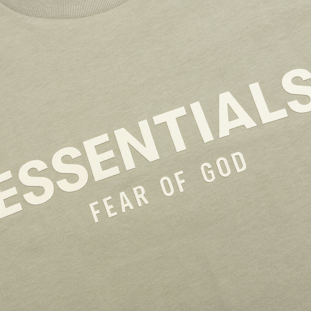 Essentials Kid's L/S Tee - Seafoam