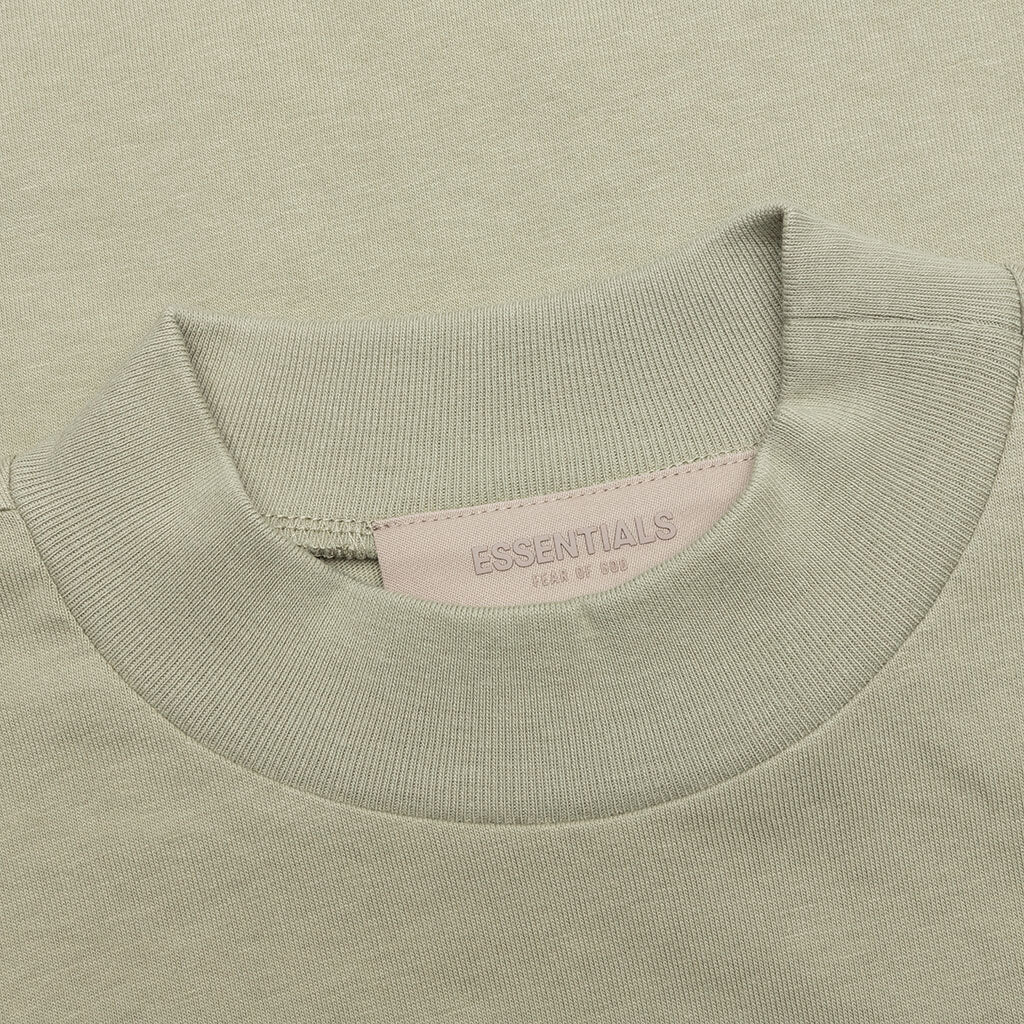 Essentials Kid's L/S Tee - Seafoam
