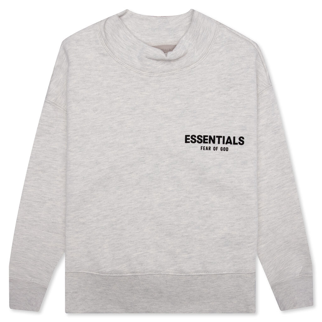 Kid's Core Mockneck - Light Oatmeal