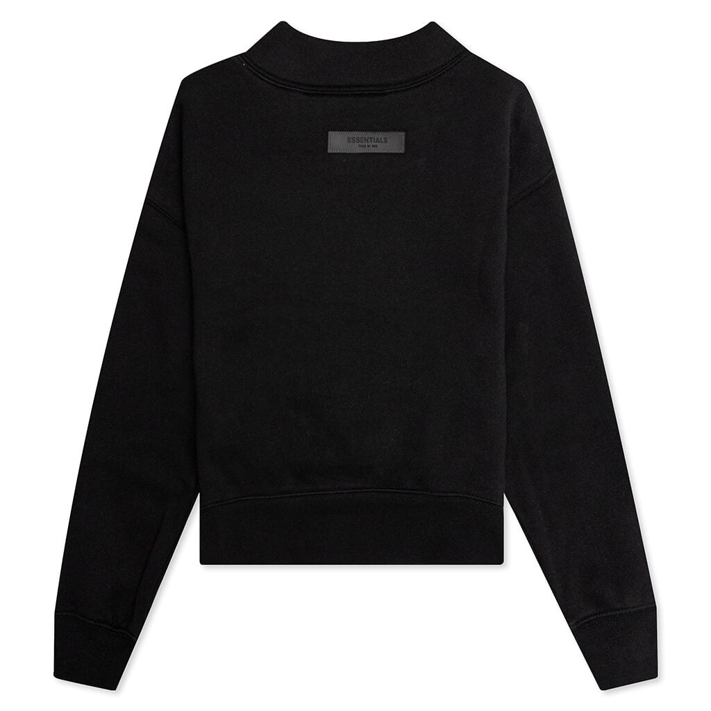 Essentials Kid's Core Mockneck - Stretch Limo