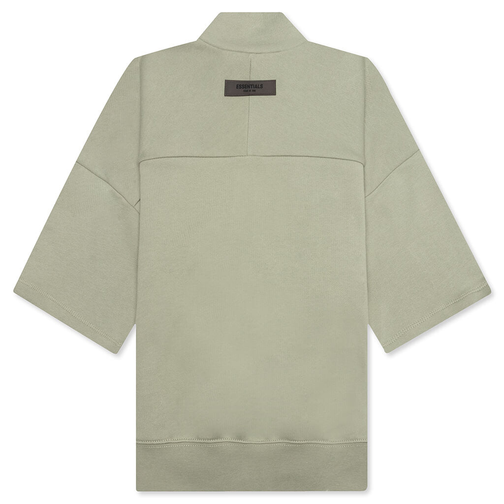 Essentials Kid's S/S Full Zip Jacket - Seafoam