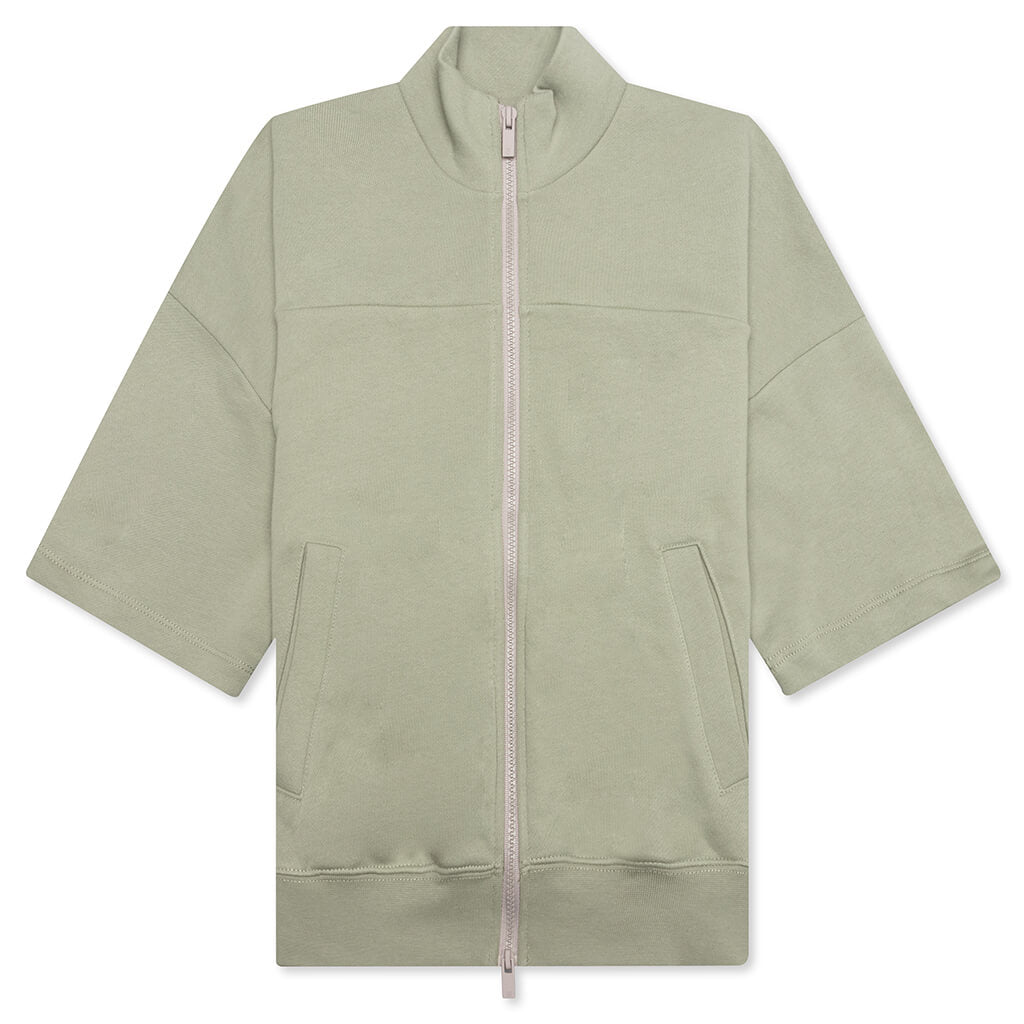 Essentials Kid's S/S Full Zip Jacket - Seafoam