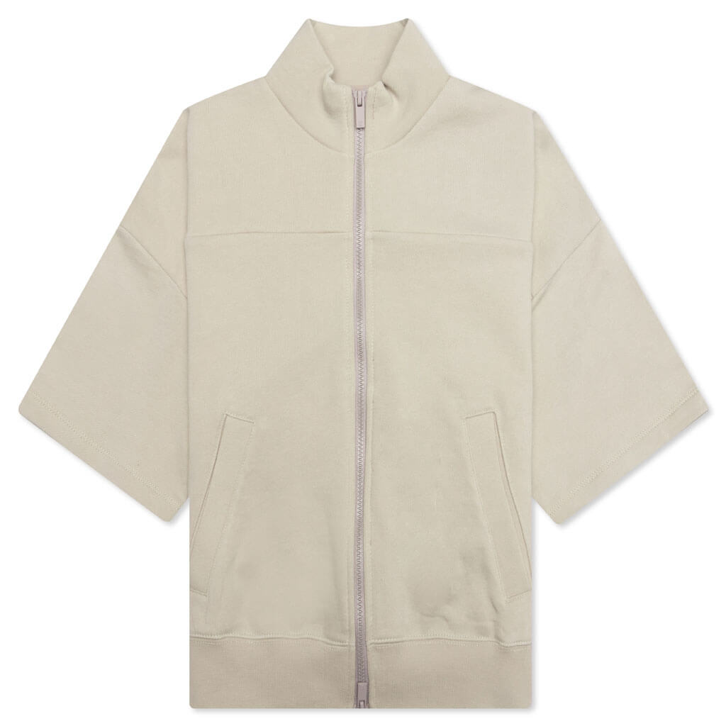 Essentials Kid's S/S Full Zip Jacket - Wheat