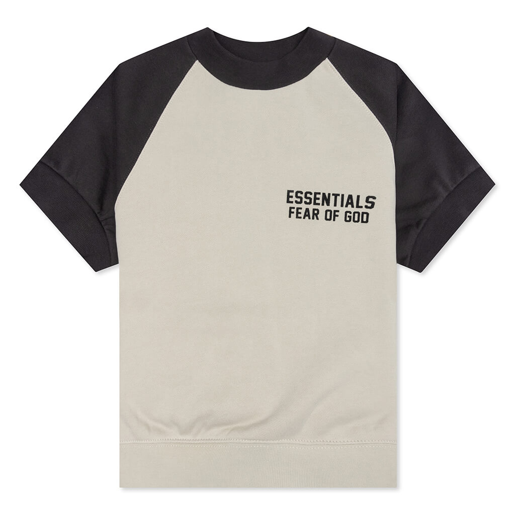 Essentials Kid's S/S Sweatshirt - Wheat