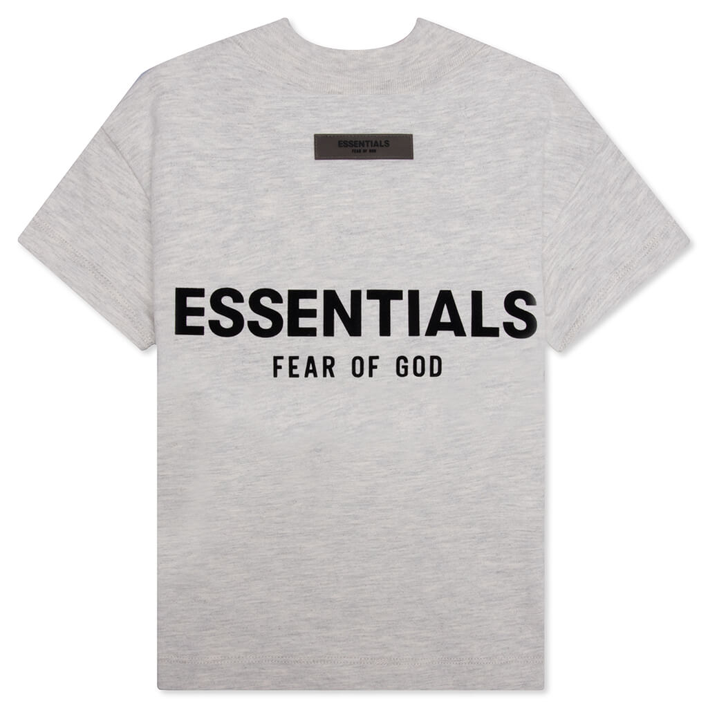 Essentials Kid's Core Tee - Light Oatmeal