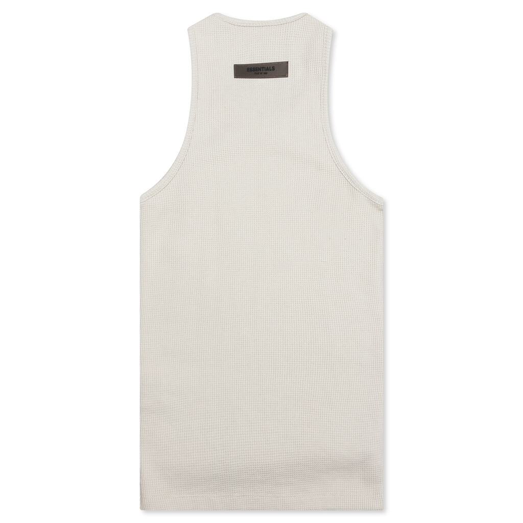 Essentials Kid's Waffle Tank - Wheat