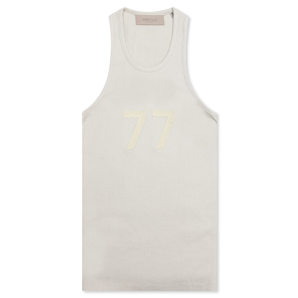 Essentials Kid's Waffle Tank - Wheat