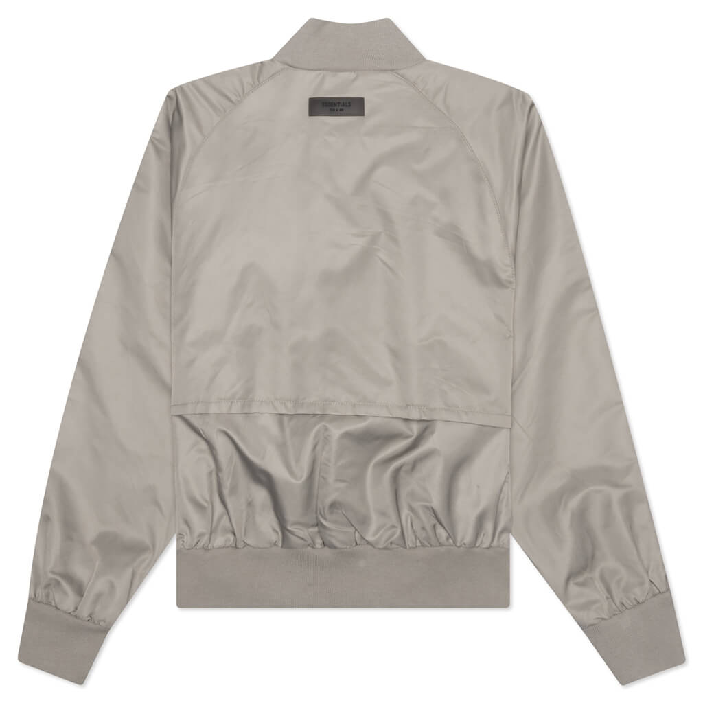 Essentials Kid's Baseball Jacket - Desert Taupe