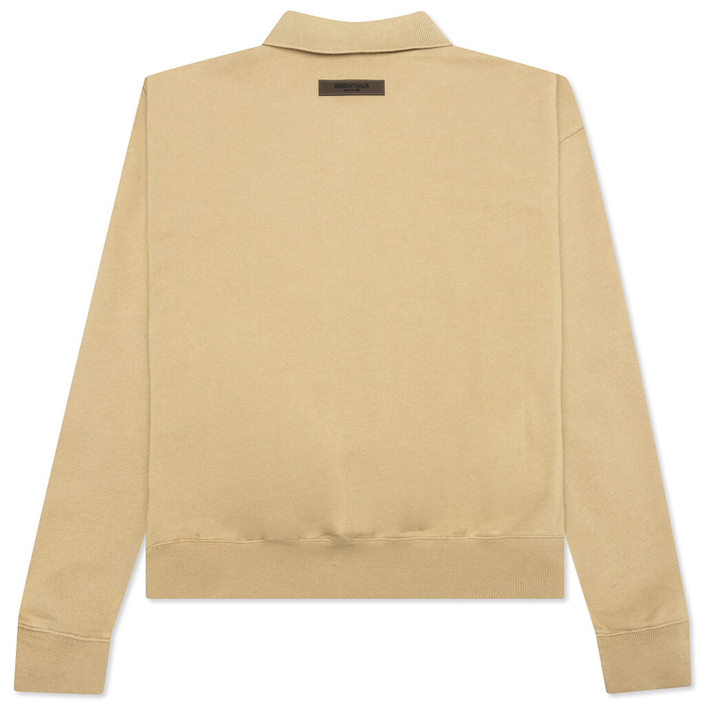 Essentials Kid's L/S Polo - Oak