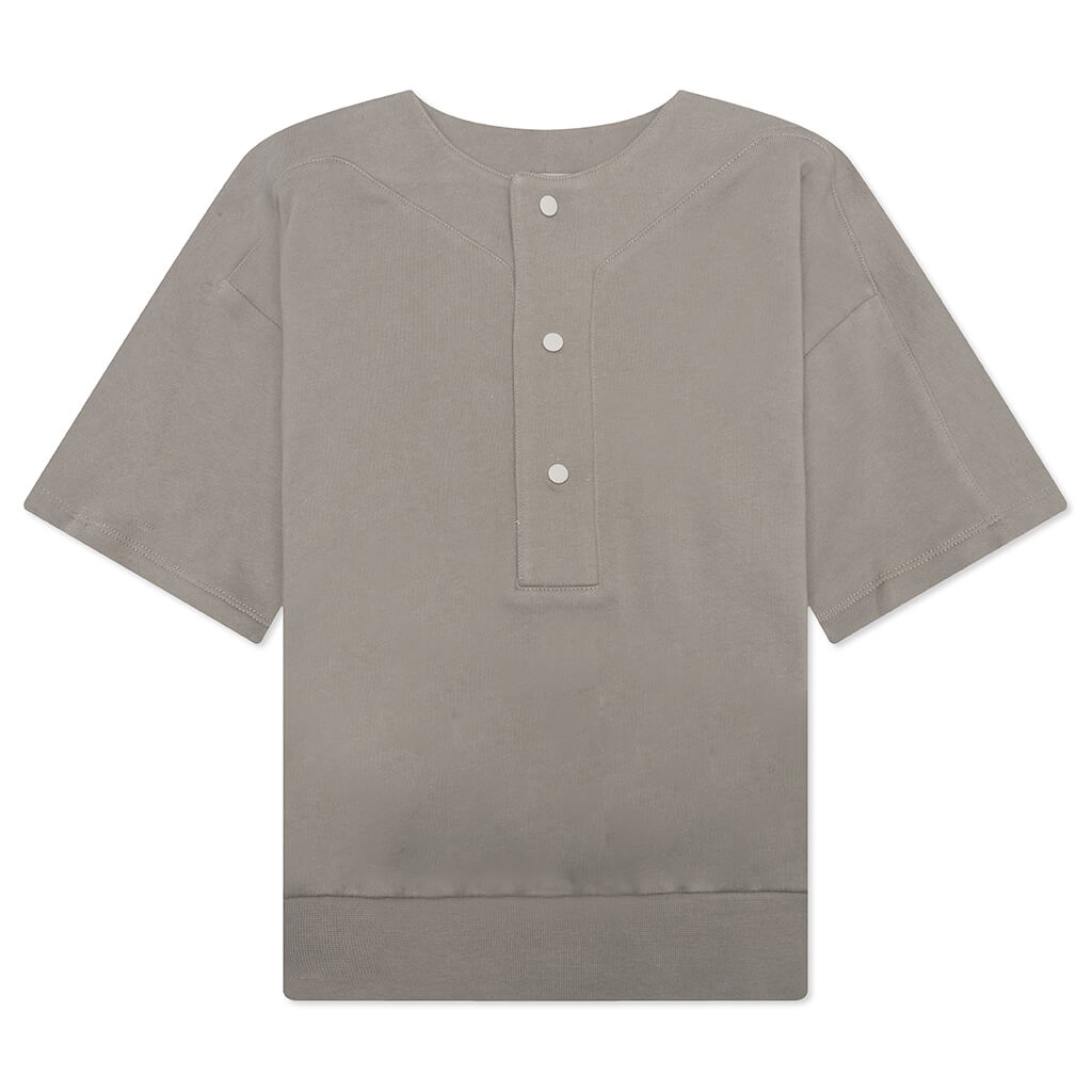 Essentials Kid's Oversized Henley - Desert Taupe