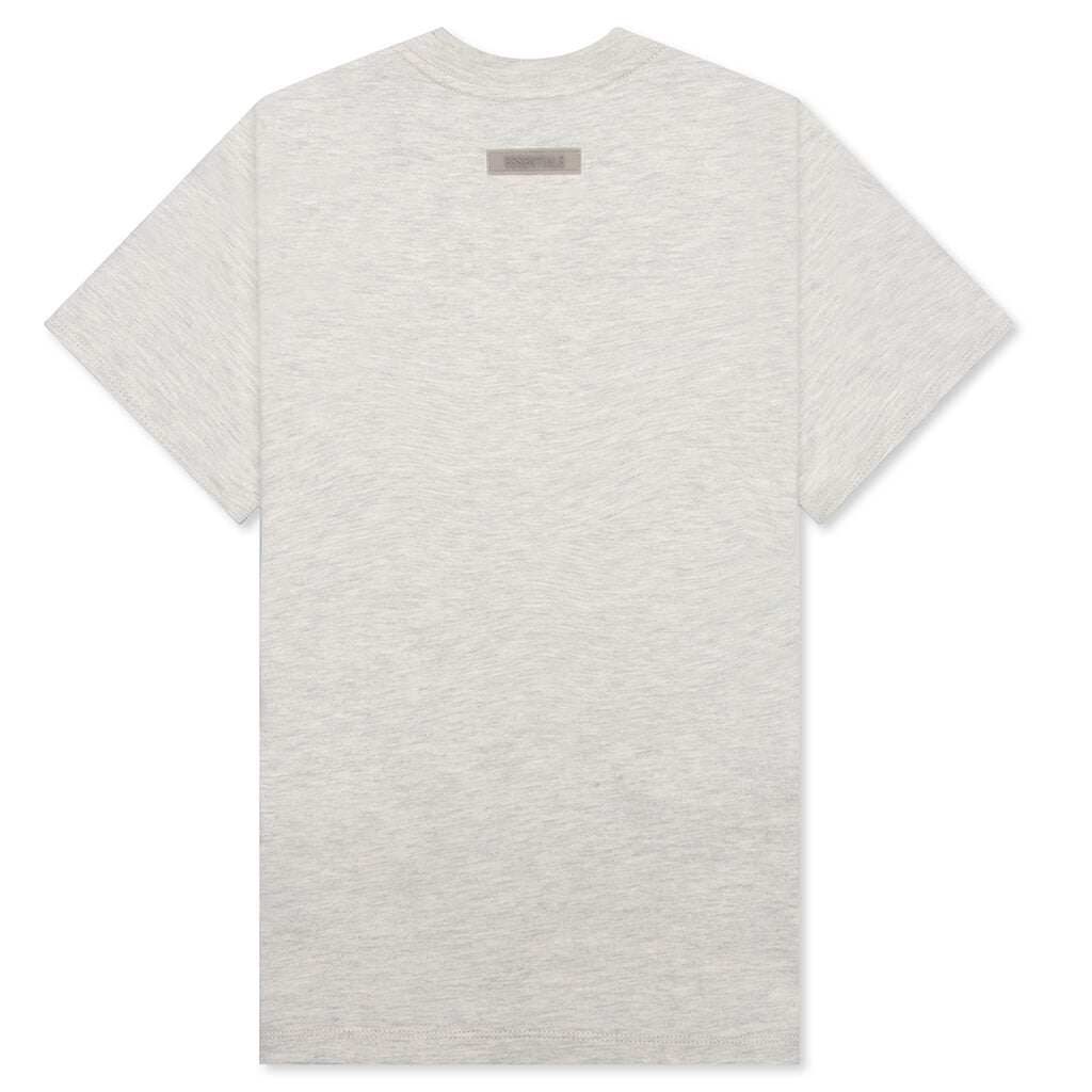 Essentials Kid's S/S Tee - Light Heather Oatmeal