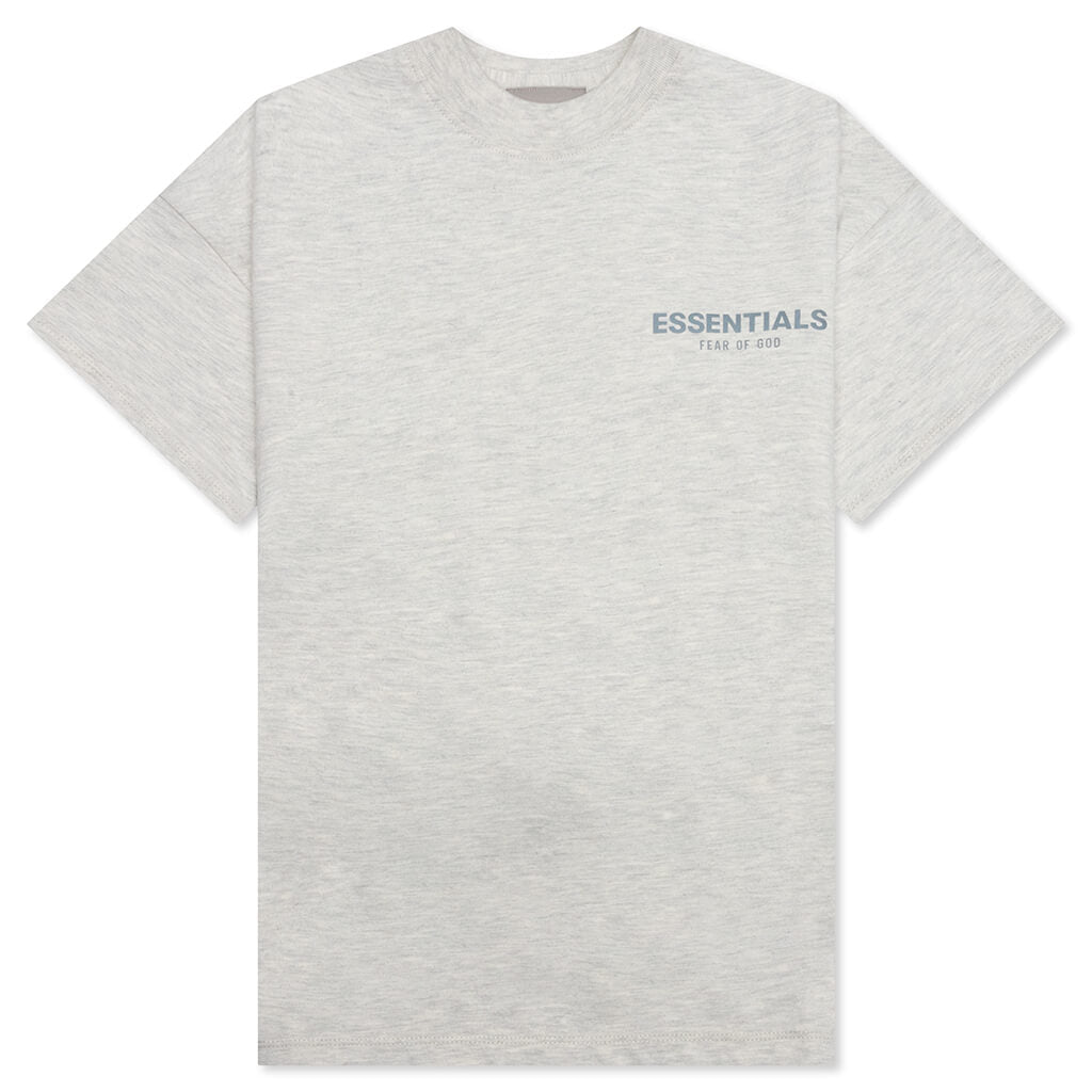 Essentials Kid's S/S Tee - Light Heather Oatmeal