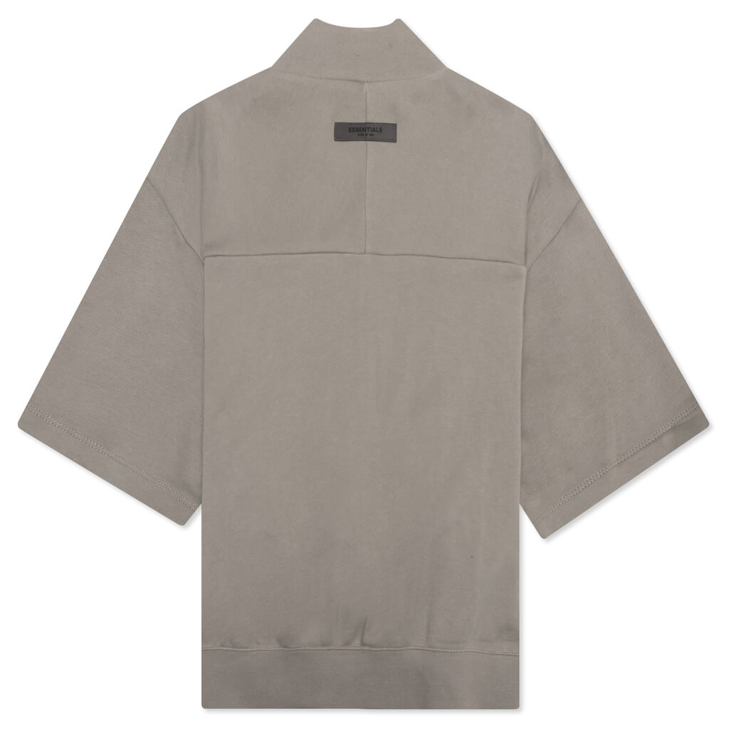 Essentials Kid's S/S Full Zip Jacket - Desert Taupe