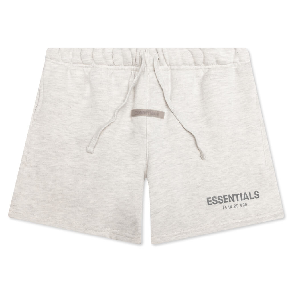 Essentials Kid's Sweatshort - Light Heather Oatmeal