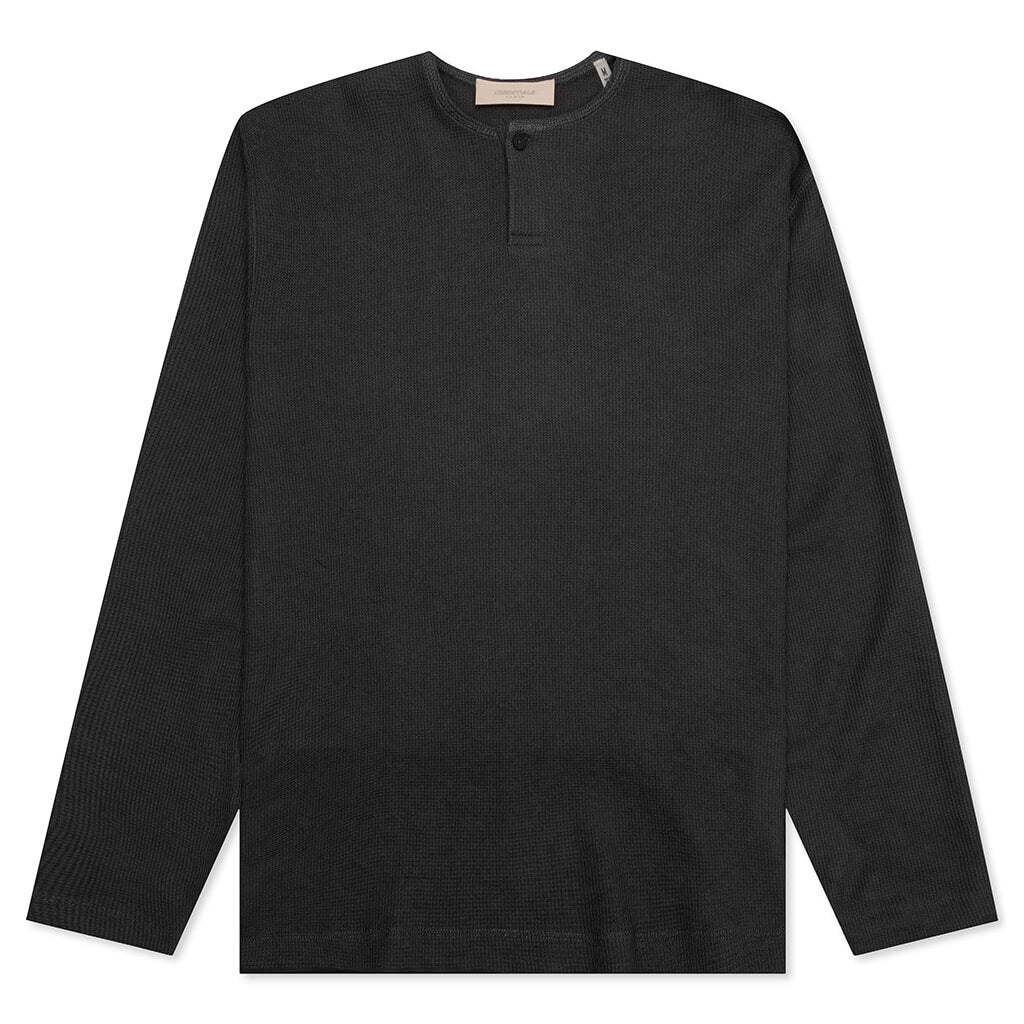 Essentials Henley Thermal Set - Iron