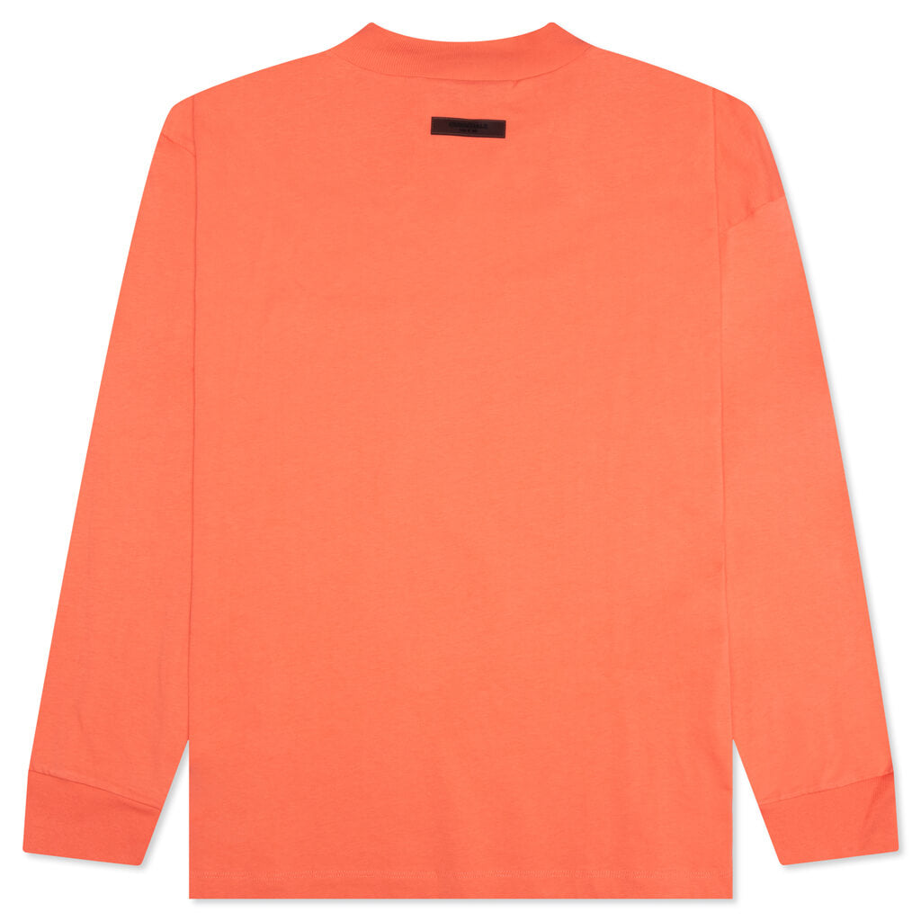 Essentials L/S Tee - Coral