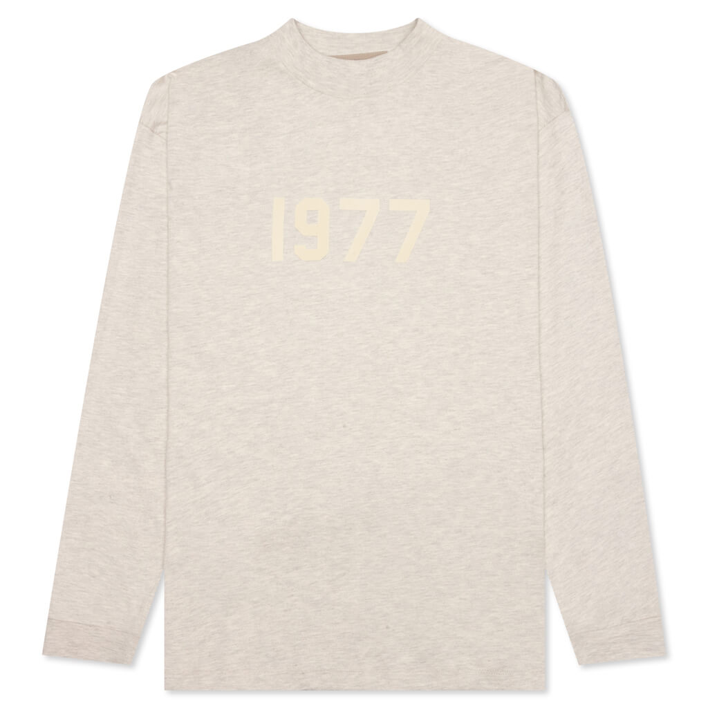 Essentials L/S Tee - Light Oatmeal