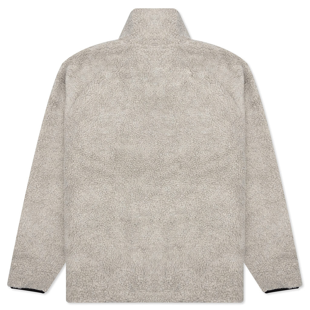 Essentials Polar Fleece Full Zip Jacket - Dark Oatmeal