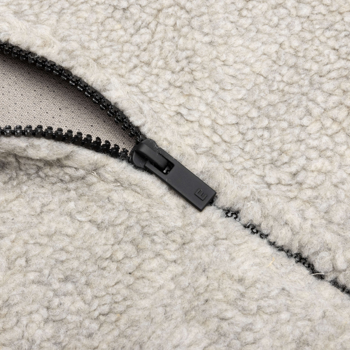 Essentials Polar Fleece Full Zip Jacket - Dark Oatmeal