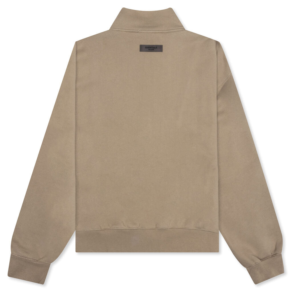 Essentials Women's 1/2 Zip Pullover - Oak