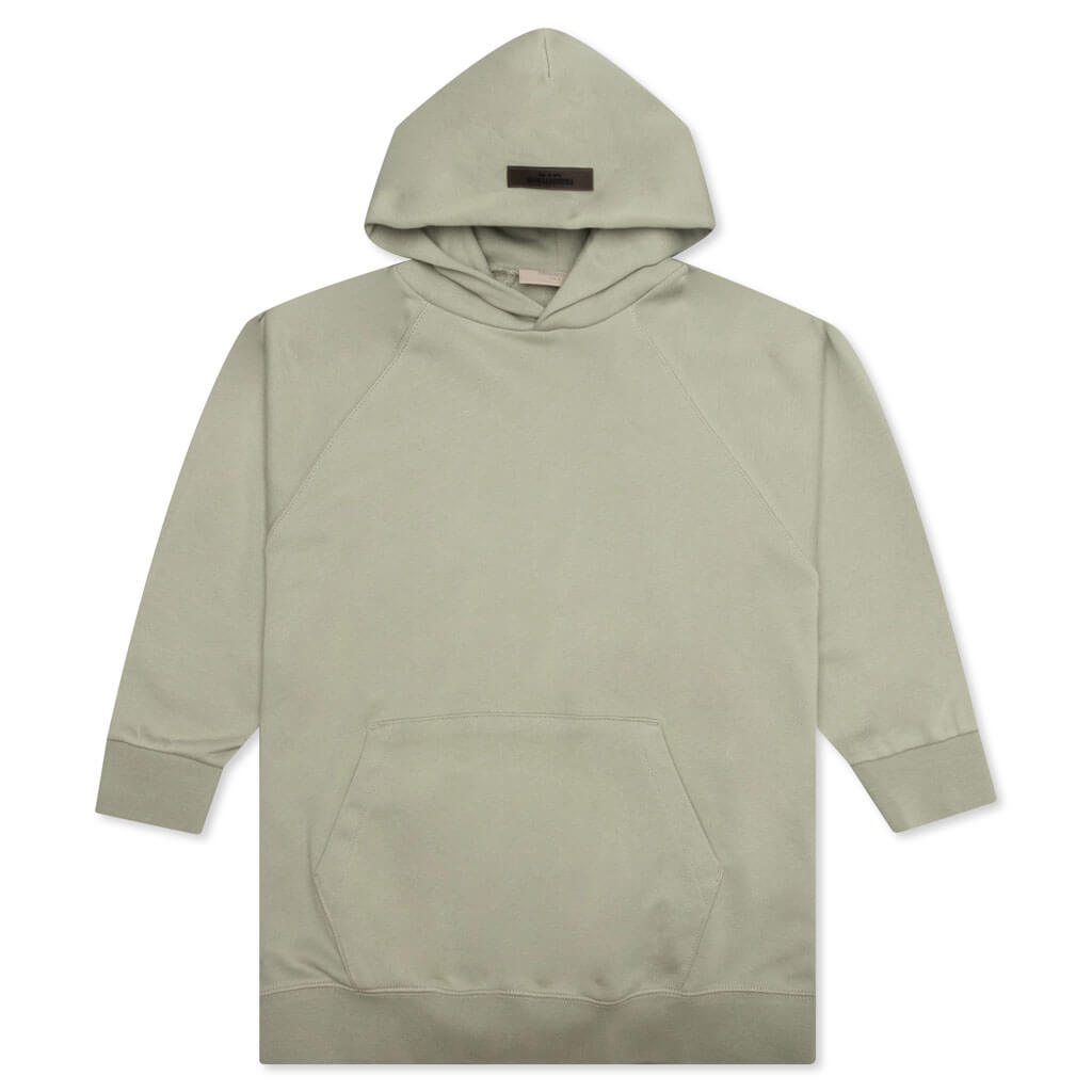 Essentials Women's 3/4 Sleeve Hoodie - Seafoam