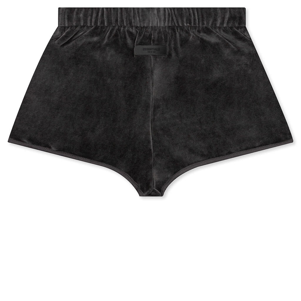Essentials Women's Velour Beach Short - Iron