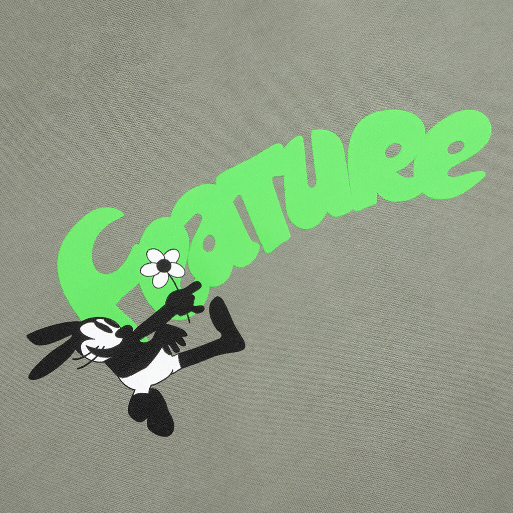 Puffed Hoodie - Oil Green