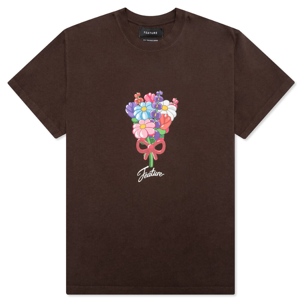 Bouquet Tee - Bitter Chocolate