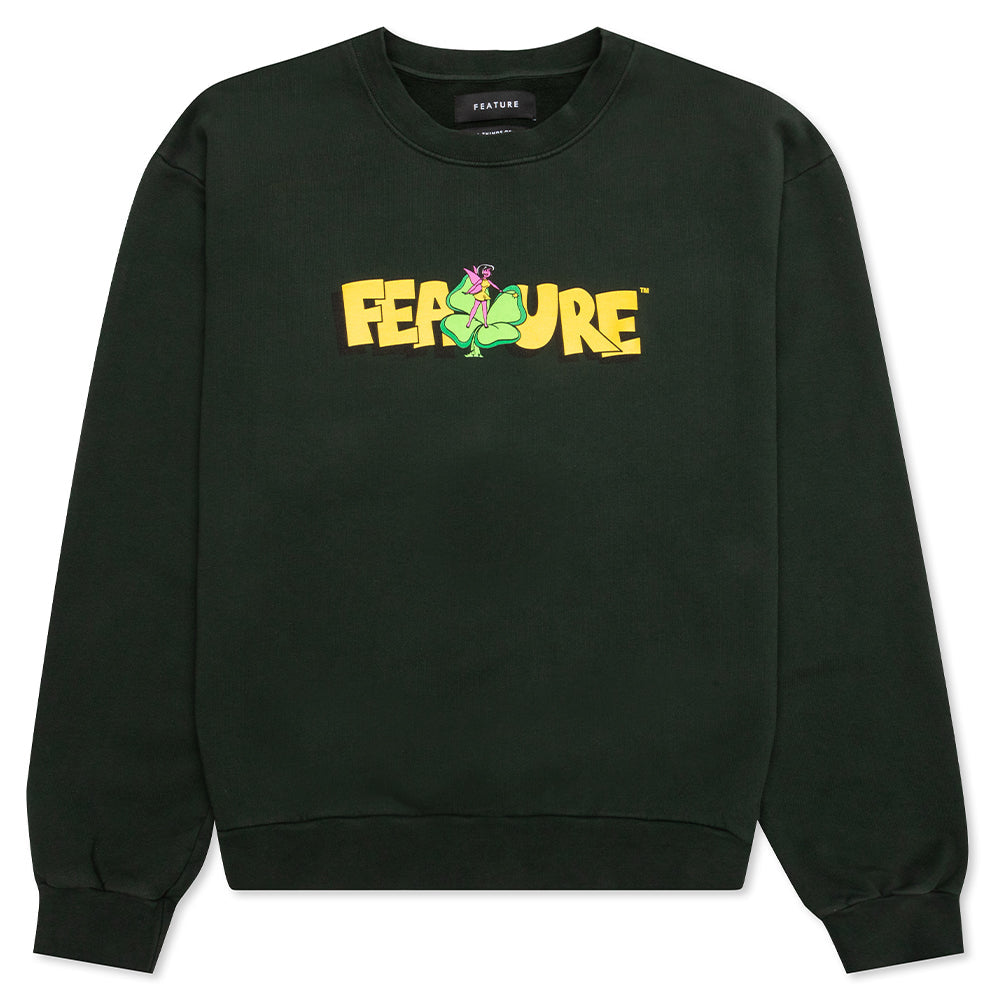 Clover Crewneck Sweater - Green